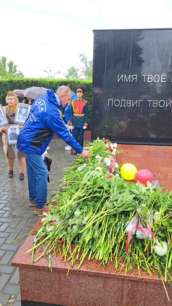 Спортивные учреждения столицы приняли участие в шествии «Бессмертного полка»